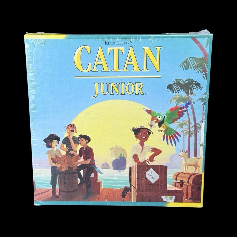 Klaus Teuber's Catan Junior Ages 6+ Family Board Game New Sealed Catan For Kids